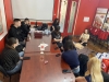 Припрема за градако такмичење прве помоћи, екипа Економско трговинске школе.