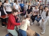 Припрема за градско такмичење прве помоћи, екипа подмладка ОШ “Доситеј Обрадовић” Смедерево
