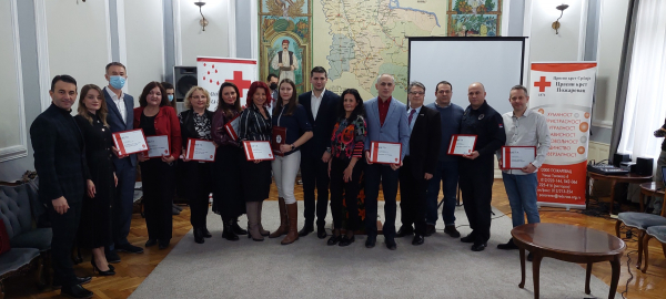 Представници Црвеног крста Смедерево у Пожаревцу присуствовали уручивању признања “Најхуманији град” И плакете “Шампион солидарности”